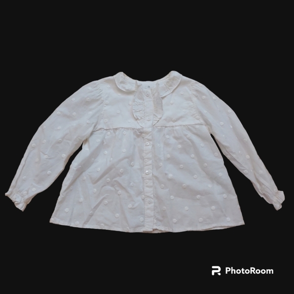 Zara baby embroidered blouse size 3-4 - Picture 1 of 8